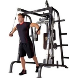 Marcy Deluxe Diamond Elite Smith Cage Workout Machine Total Body Gym