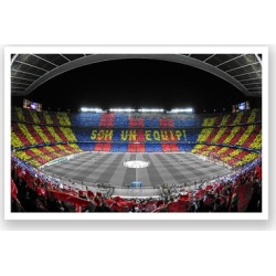 European Football Stadiums Poster