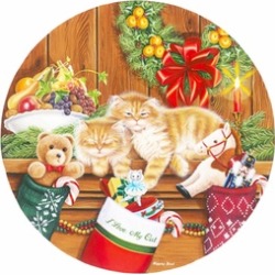 I Love My Cat Round Puzzle 500 Pieces