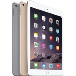 Apple iPad Air 2 WiFi Tablet (Scratch & Dent) with MFi-Certified Lightning Cable and Generic Power Adapter