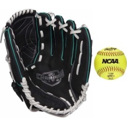 Rawlings Champion Lite 11" Softball Glove & Ball - Right Hand Throw