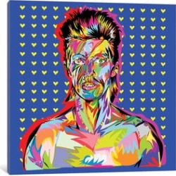 Bowie by TECHNODROME1 Canvas Print