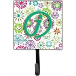 Carolines Treasures CJ2011-JSH4 Letter J Flowers Pink Teal Green Initial Leash