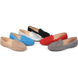 Journee Collection Womens Laser Cut Comfort Sole Loafers