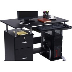 Computer Desk PC Laptop Table WorkStation Home Office Furniture w Printer Shelf Computer Desk PC Laptop Table WorkStation Home Office Furniture w Printer Shelf
