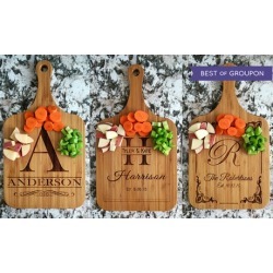 One, Two, Three, or Four Custom Wooden Serving Boards from Qualtry (Up to 56% Off)