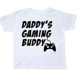 Daddy's Gaming Buddy with Controller Toddler T-Shirt