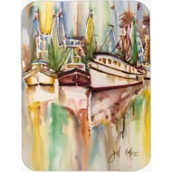 Carolines Treasures JMK1157LCB Ocean Springs Deep Sea Fishing Boats Glass Cuttin