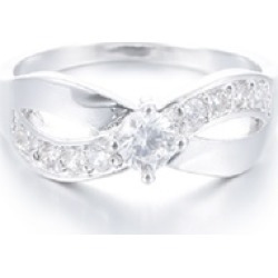 White gold color party fashion jewelry rings