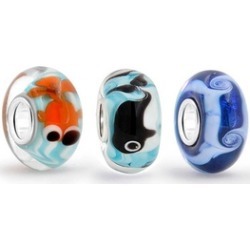 Bling Jewelry Aquatical Themed Set of Three Bundle Murano glass