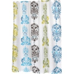 Carnation Home Fashions Olivia Fabric Shower Curtain