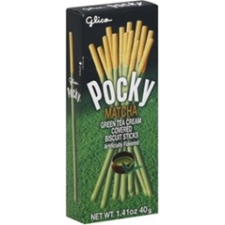 Glico 128626 1.41 oz. Snack Pocky Matcha Green Tea