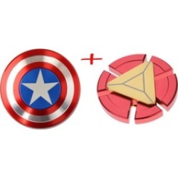 Hand Spinner Iron Man Toy EDC Focus Captain America Shield Fidget