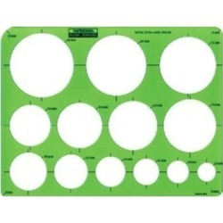 Rapidesign 2440R Metric Extra Large Circles Template