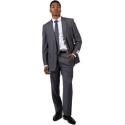 Light Blue-Grey Pinstripe Mondo Uomo Men's Suit Model 1102