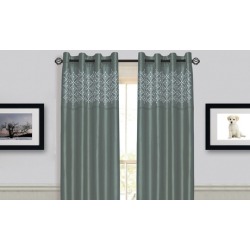 Lavish Home Alla Curtain Panel Pair