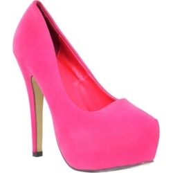 Almond Toe Stiletto Platform Pump Womens Heels Women's Vegan Leather