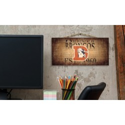 Fan Creations NFL Heritage Established Date Sign