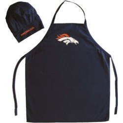 NFL Sports Team Denver Broncos Apron and Chef Hat