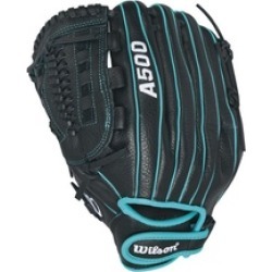 Wilson Siren 11.5" Fastpitch Softball Glove Left Hand Throw - Black
