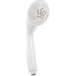 Waxman Handheld Shower Head White 3 Positions