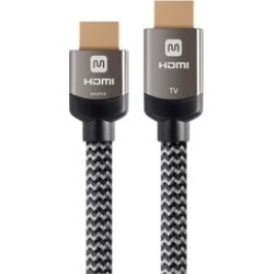 Monoprice Luxe Active High Speed HDMI Cable 4K 18Gbps 26AWG 40ft Gray