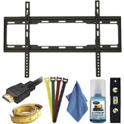Xtreme 7pc Ultra Slim Fixed TV Wall Mount Kit For Tvs 37-70 Inches