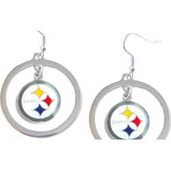 Sports Team Logo Hoop Earring