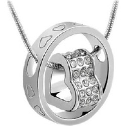 Rhinestone Heart Bridal Wedding Jewellery