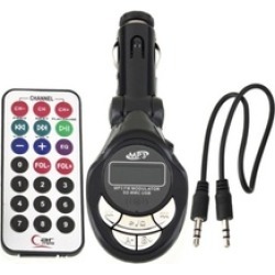 MP3 Player Wireless Transmitter with 206 FM Channels for Car