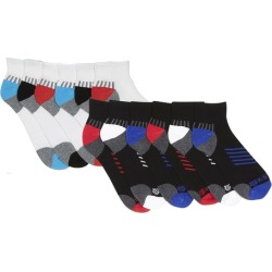 K-Swiss Men's Athletic Cushioned Quarter Socks (18-Pack)