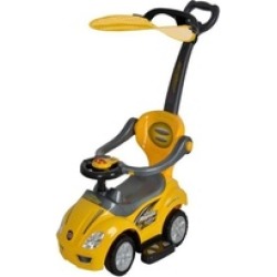 Best Ride On Cars 3 In 1 Push Car Yellow Sun Shade Push Car