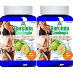 2-Pack 100% Pure Garcinia Cambogia Mega Lean Extreme Weight Loss