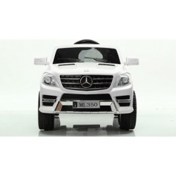Electric 6V car Mercedes ML350 Ride on For Kids Battery w/RCWhite - white