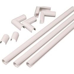 Wiremold 6699904 White Cord Channel Kit