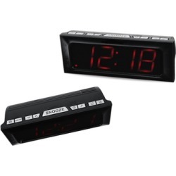 AM/FM Digital Clock Radio Dual Alarm with Large LED Display