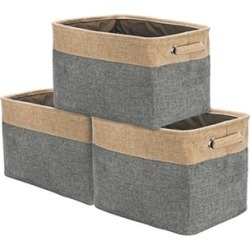 Sorbus Large Storage Baskets (3-Pack)