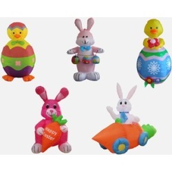 Easter Inflatables Yard Decoration