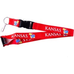 Sports Team Logo NCAA Clip Lanyard Keychain Id Ticket Holder