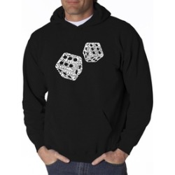 Men's Hooded Sweatshirt - DIFFERENT ROLLS THROWN IN THE GAME OF CRAPS