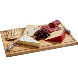 Creative Gifts 015844 Cutting Board with 18 x 12 in. Rubberwood