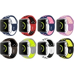 Breathable Silicone Sport Band for Apple Watch 1-4 and Sport