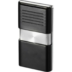 Visol VLR101102 Noipas Black and Chrome Wind-Resistant Jet Flame Light