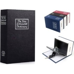 Exclusive Dictionary Book Safe Storage Key Lock Box Cash Jewelry