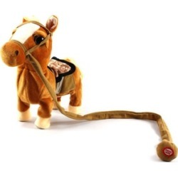 My Walking Pony Walk Along Toy Stuffed Plush Pony Toy (Colors May Vary)