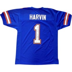Autographed Percy Harvin Florida Gators Custom Jersey