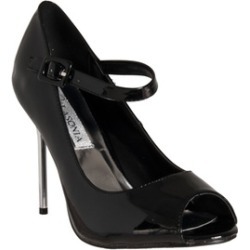 Riverberry Women's 'Peep Toe Mary Jane Style Stiletto Heels, Black