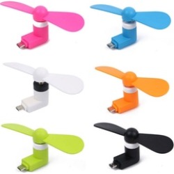 2 Pack Micro Mini USB Fan