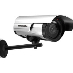 SecurityMan SM-3802 Dummy Outdoor/Indoor Camera w/ Flashing LED