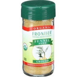 Organic Ground Fennel Seed ( 4 - 1.6 oz bottles )